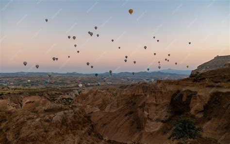 Premium Photo | Turkey balloons cappadocia goreme kapadokya sunrise in ...