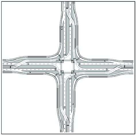 Image result for Continuous Flow Intersection