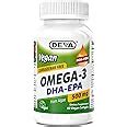 Deva, Vegan Omega-3 DHA-EPA, 500 mg, 60 Vegan Softgels : Amazon.in ...