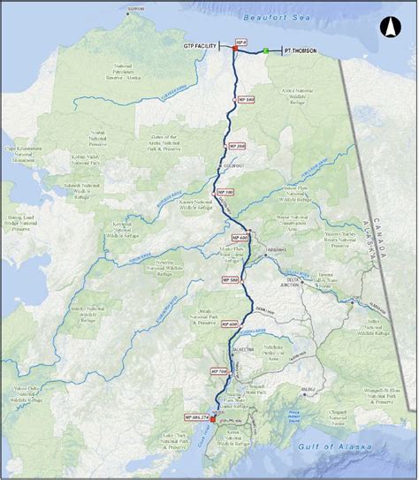 Map Of Alaska Lng Pipeline