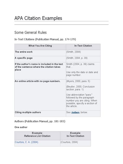 Apa Citation Example | PDF | Citation | Apa Style