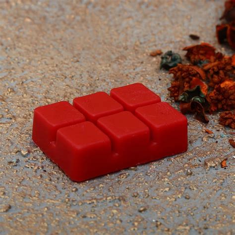 Buy Hervey Rectangular Set of 6 Pcs Scented Wax Melt Cubes - Wax - Red ...