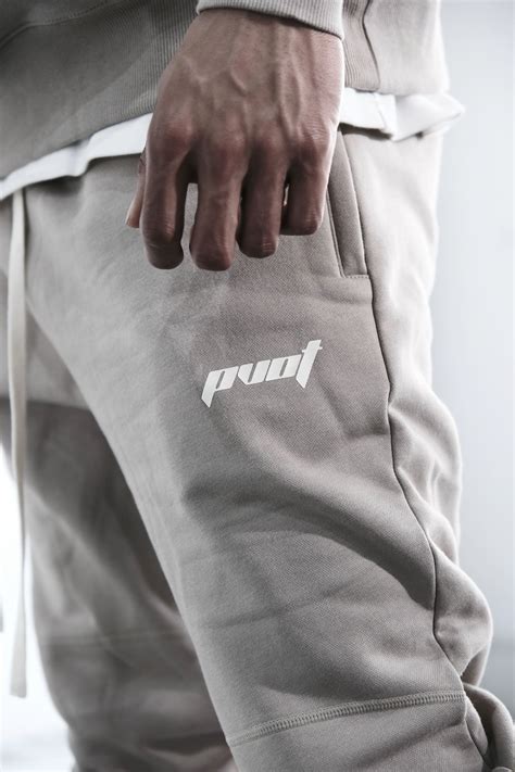 Pvot Athletic Sweat Pants (Sand Beige)