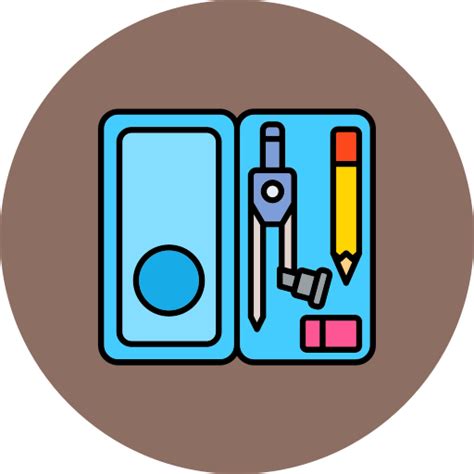 Geometry tools - Free education icons