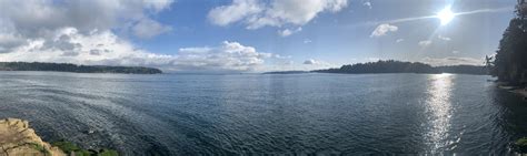 Blue sky’s in Manchester State Park : r/Washington
