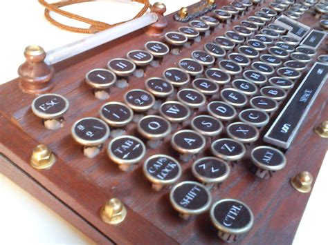 Image result for Steampunk-Themed Computer Keyboard