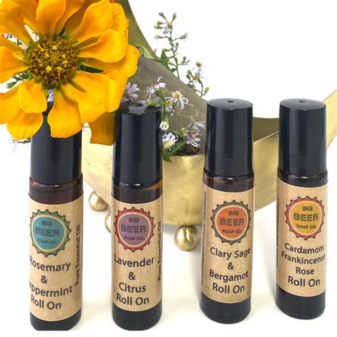 All Natural Essential Oil Roll Ons – Big Beer Soap Company