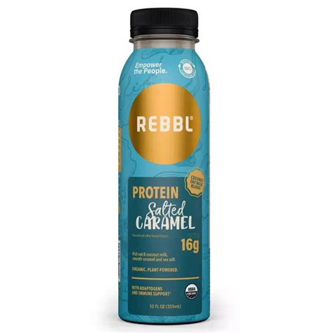 REBBL Salted Caramel Protein Drink reviews ratings & information - Bev Rank