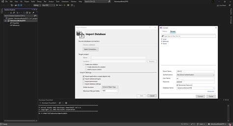 Image result for Visual Studio Import SQL