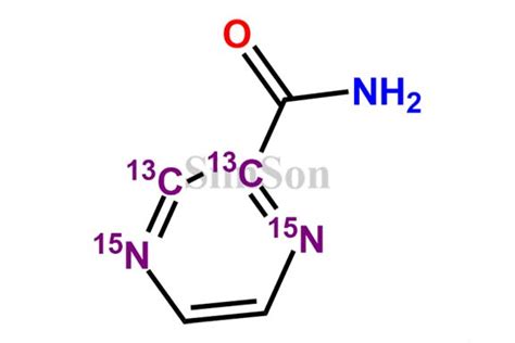 [13C2,15N2]-Pyrazinamide | CAS No- NA | Simson Pharma Limited