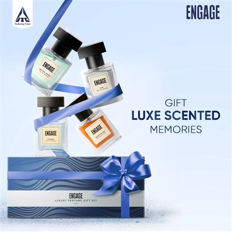 Buy Engage Gift - Assorted Luxury Gift Set for Men, 25mlx4, Pack of 4 ...