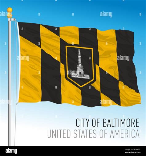 Flag baltimore city maryland united hi-res stock photography and images ...