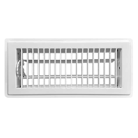 Installerstore > Metal Floor Registers > White Metal Floor Register ...