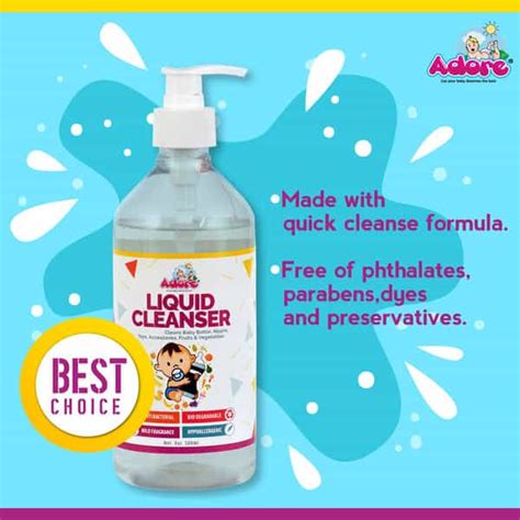 Buy BABY ANTI-BACTERIAL BOTTLE AND NIPPLE LIQUID CLEANSER Online & Get ...