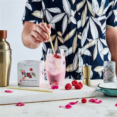 Buy Secco Raspberry Rose Hibiscus Drink Infusion –Botanical Sachets for ...