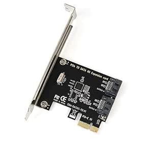 2-Port PCI-E PCI Express to SATA 3.0 SATA III Expansion Controller ...