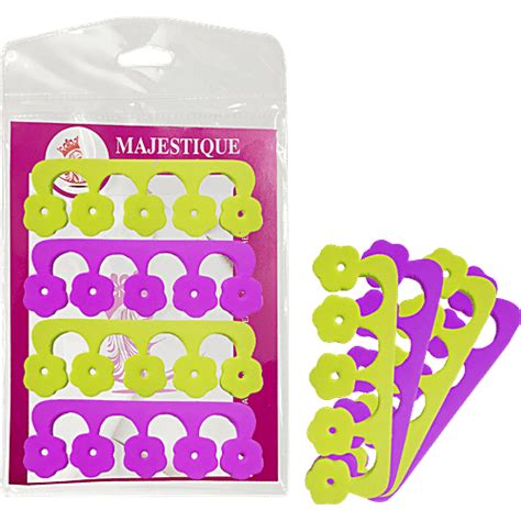 Buy Majestique Foot Finger Separator - CMB535, Soft Foam, Pedicure Tool ...