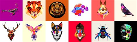 Download wallpaper abstract, spider, sake, monkey, bear, fox, rabbit ...