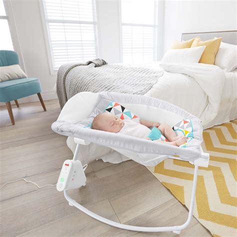 Fisher Price Deluxe Newborn Auto Rock N Play Sleeper In Soothing River ...