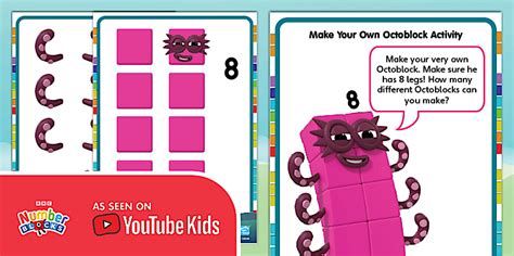 Numberblocks: Make Your Own Octoblock Activity Pack - Twinkl