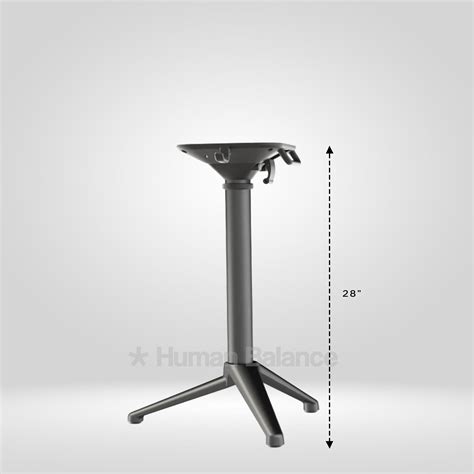 Black Aluminium Metal Levizzo Multifunctional Folding Cafe Table Stand