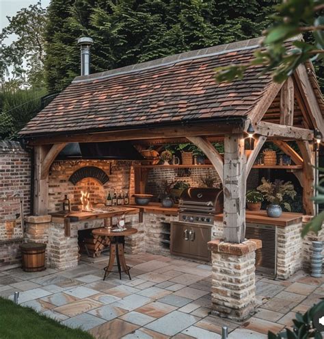Pin by Elena on Ландшафт | Backyard patio designs, Outdoor kitchen ...