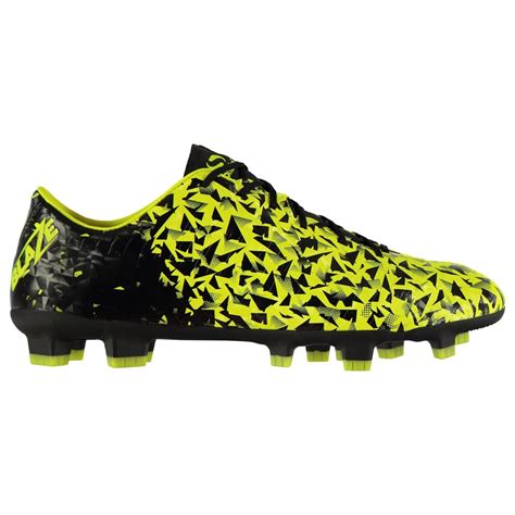 Sondico Child Boys Blaze FG Football Boots Black/Lime C10 Child ...