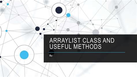 ArrayList Methods 的图像结果