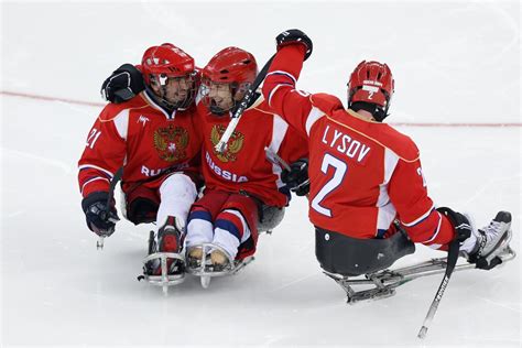 Russia to challenge USA in sledge hockey