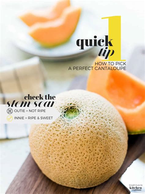 How to Pick a Perfect Cantaloupe: One Quick Tip | Kitchen Confidante®