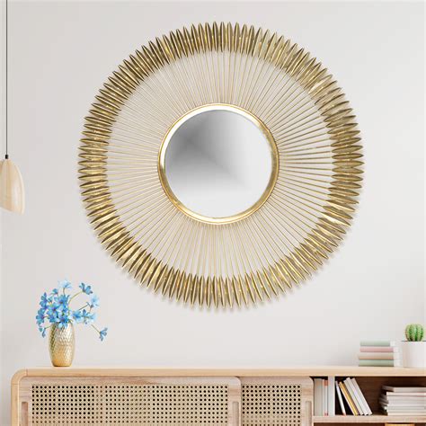 Stylish Gold Finish Decorative Mirror – Dekor Company