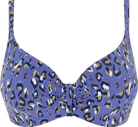 Chantelle Chantelle EOS Covering Underwire Bikini Bra - Blue • Pris