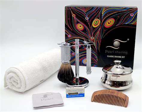 Pearl Shaving Luxury Shaving Kit - 12 Piece Shaving India | Ubuy