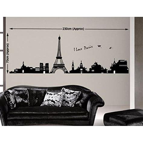 Decals Design 'Eiffel Tower Paris' Wall Sticker (PVC Vinyl, 90 cm x 60 ...