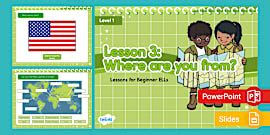 ELL Curriculum: Level 1, Lesson 6 PowerPoint & Google Slides