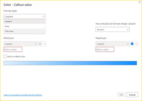 Solved: Conditional formatting not available anymore - Microsoft Fabric ...