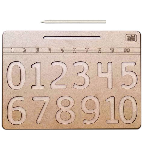 Guiding Little Hands: The Magic of a Wooden Number Tracing Board for E ...