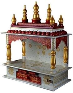 kamdhenu art and craft Solid Wood Home Temple Price in India - Buy ...
