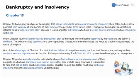 Chapter 13 and Chapter 9 Bankruptcy