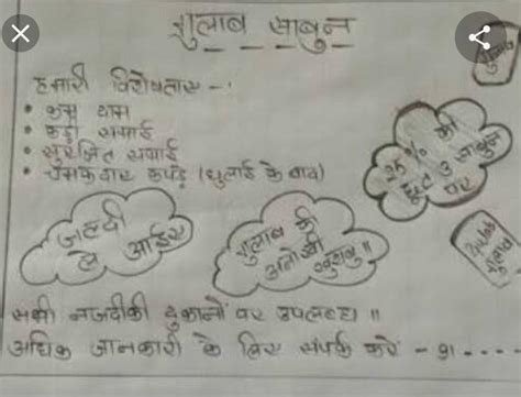 advertising on soap in hindi with drawing - Brainly.in