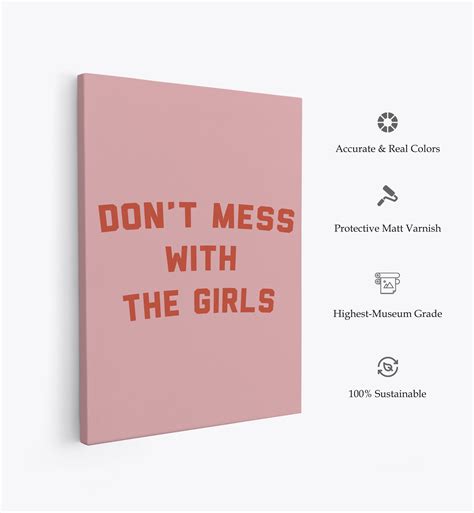 Buy Dont Mess With the Girls, Motivational Posters Online at Best Price ...