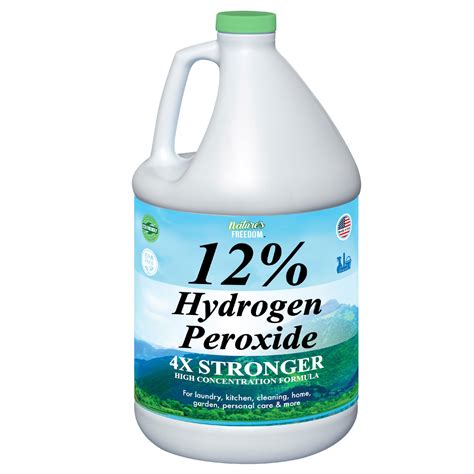 Amazon.com: Nature's Freedom 12% Hydrogen Peroxide, Food Grade H2O2 and ...