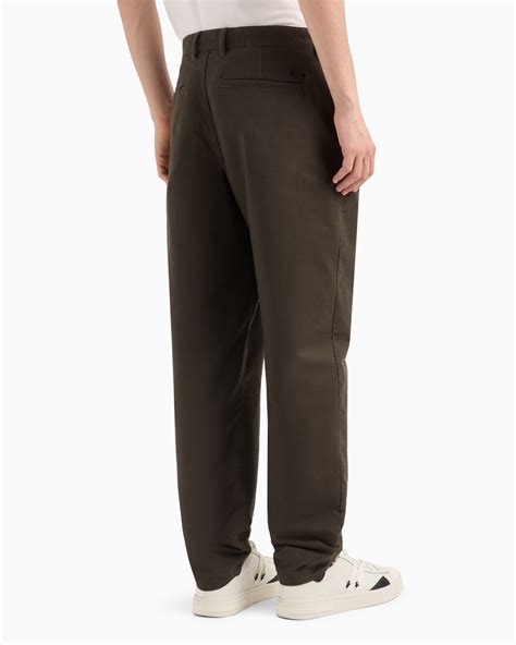 Stretch Cotton Cargo Pants | Armani Exchange