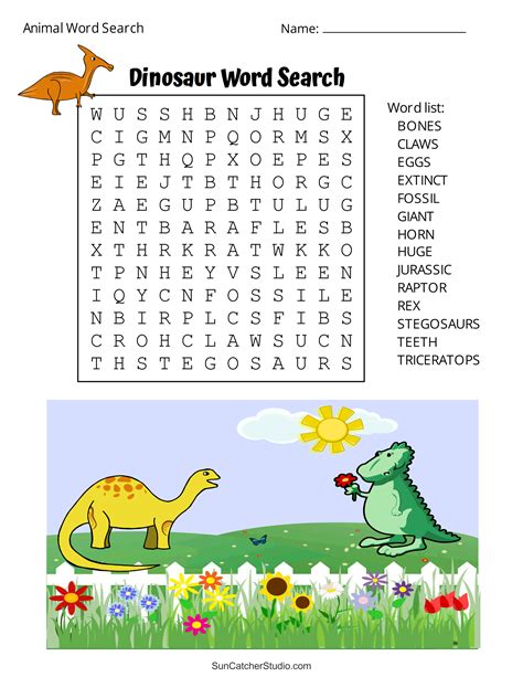 Printable Animal Word Searches