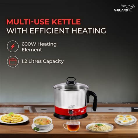 V-Guard VKM12 Multicooker Electric Kettle Price in India - Buy V-Guard ...