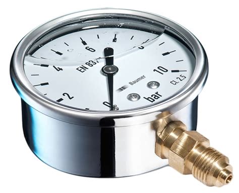 MIT3D22B20 Bourdon | Bourdon G 1/4 Analogue Pressure Gauge 6bar Bottom ...