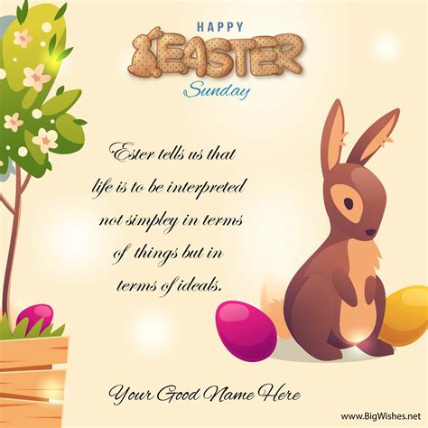 Beautiful & Cute Happy Easter Greetings Card Download