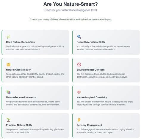 What Is Naturalistic Intelligence? Are You Nature Smart?