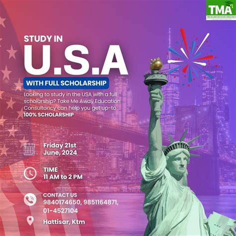 Study in USA with Full Scholarship..., Hattisar,Kathmandu,Nepal ...