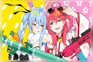 Usada Pekora Sakura Miko Hololive Virtual Youtuber Anime Matte Finish ...